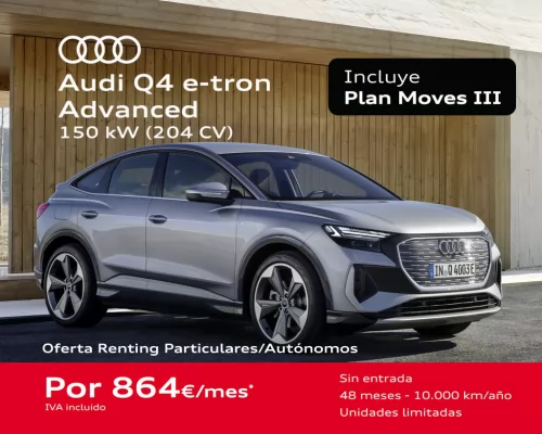 Oferta Renting Particulares/Autnomos Audi Q4 e-tron